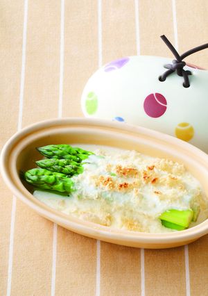 グリーンアスパラのグラタン-レシピのメイン写真
