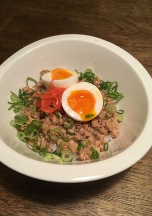 鶏そぼろと半熟卵の親子丼。お弁当にも♫-レシピのメイン写真