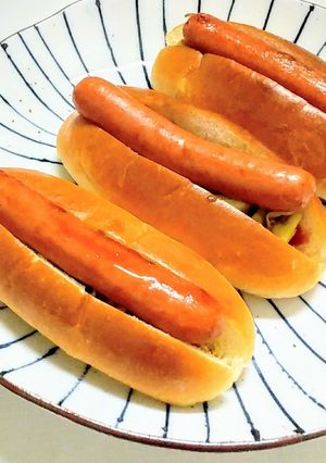 食べやすさ優先　ホットドッグ-レシピのメイン写真
