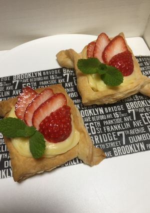 私の いちごパイ-レシピのメイン写真