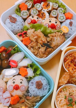 キャラ弁『アンパンマン②』-レシピのメイン写真