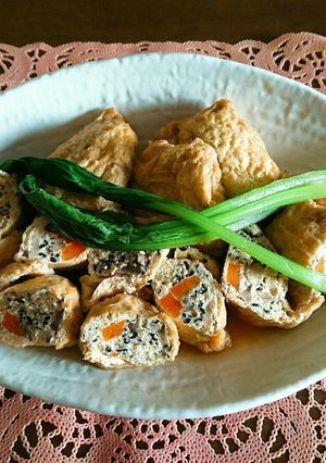 油揚げの袋煮(信田煮)-レシピのメイン写真