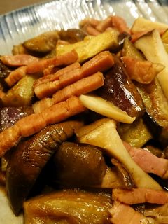 茄子とベーコンのバルサミコ炒め-レシピのメイン写真