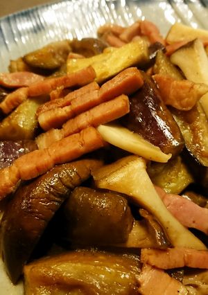 茄子とベーコンのバルサミコ炒め-レシピのメイン写真