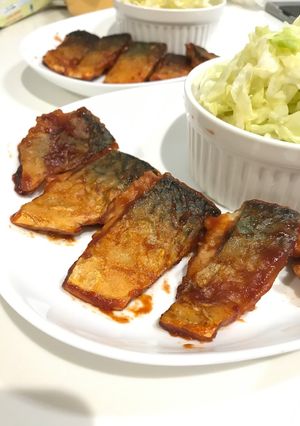 味付け簡単★鯖のケチャップ焼き-レシピのメイン写真