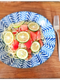 ☆すだちの冷製パスタ☆-レシピのメイン写真