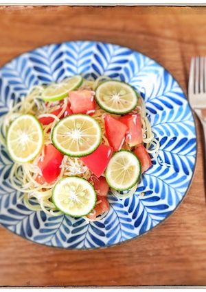 ☆すだちの冷製パスタ☆-レシピのメイン写真