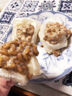 簡単納豆餅!-レシピのメイン写真