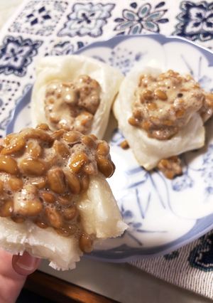 簡単納豆餅！-レシピのメイン写真