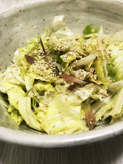 ミョウガとレタスの簡単ナムル-レシピのメイン写真