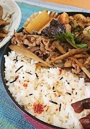 牛肉のしぐれ煮弁当-レシピのメイン写真