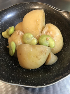 新じゃがとそら豆の味噌バター煮-レシピのメイン写真