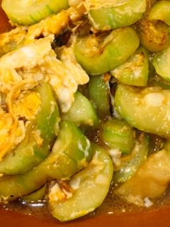 台湾定番の味 ヘチマ卵炒め【絲瓜炒蛋】-レシピのメイン写真