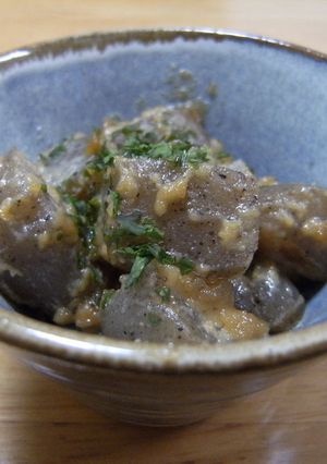 こんにゃくのゴマ煮-レシピのメイン写真