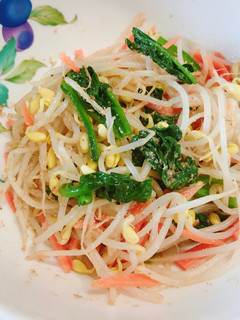 簡単!美味しい三色のナムル-レシピのメイン写真