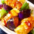 豚ばら肉巻き厚揚げと野菜★焼肉のたれ焼き