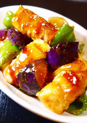 豚ばら肉巻き厚揚げと野菜★焼肉のたれ焼き-レシピのメイン写真