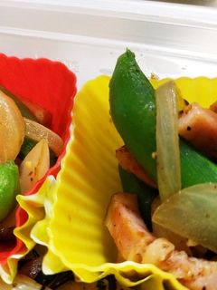 ベーコンとスナップえんどう炒め-レシピのメイン写真