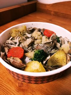レンジで簡単!具だくさんアヒージョ♪-レシピのメイン写真