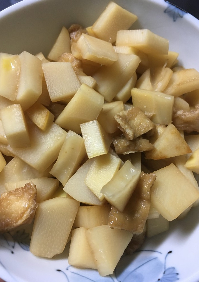 たけのこと油揚げの甘辛煮-レシピのメイン写真