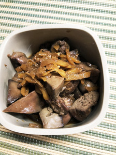 生姜たっぷり鶏肝煮♡臭みなしで食べやすい-レシピのメイン写真