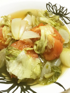 簡単早い!トマト丸ごとコンソメスープ-レシピのメイン写真