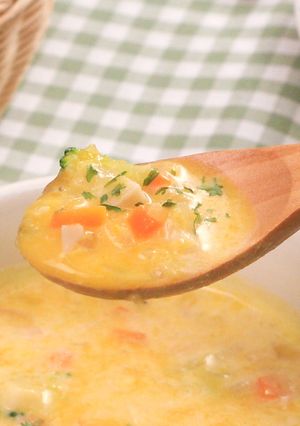 野菜たっぷり♪かぼちゃのポタージュスープ-レシピのメイン写真