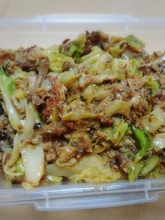 キャベツとさばの味噌炒め-レシピのメイン写真