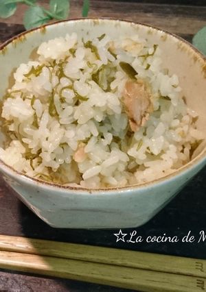 乾燥めかぶとシーチキンの炊き込みご飯-レシピのメイン写真
