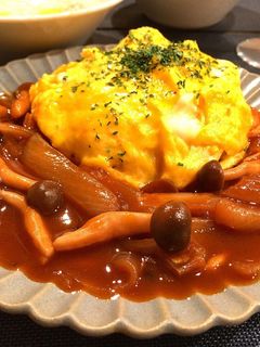 簡単♩ふわとろ☆デミグラス オムライス♩-レシピのメイン写真