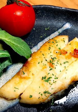 カレイのガーリック焼き-レシピのメイン写真