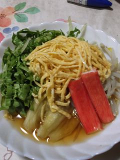 茄子の冷やし中華風サラダ-レシピのメイン写真