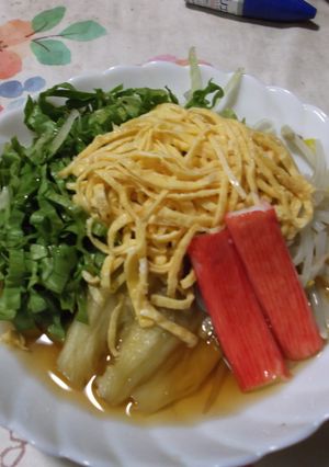 茄子の冷やし中華風サラダ-レシピのメイン写真
