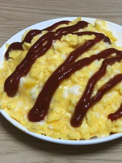 簡単!!!ヘルシーオムライス-レシピのメイン写真