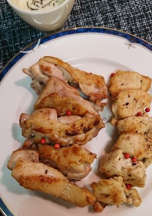 鶏焼きQP塩昆布タルタルソース-レシピのメイン写真