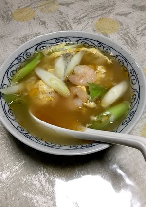 簡単☆えびたま雑炊♡あっさり味(´∀`)-レシピのメイン写真