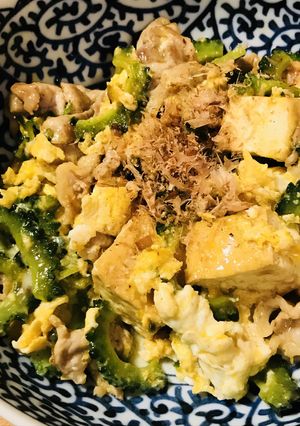 豚肉＆厚揚げ●つるっとゴーヤチャンプルー-レシピのメイン写真