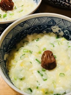 かんたんおかゆ●ネギたまご粥-レシピのメイン写真