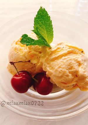 お砂糖なし！バニラアイスクリーム(動画有-レシピのメイン写真