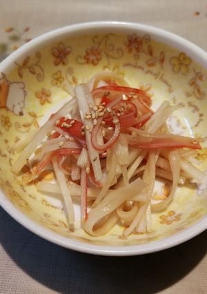 お弁当に！大根とカニカマのぽん酢和え☆-レシピのメイン写真