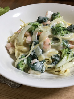 具材は何でも☆簡単クリームパスタ-レシピのメイン写真