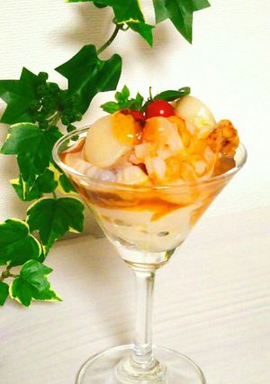 低糖質！ジュレドレで華やか魚介パフェ-レシピのメイン写真