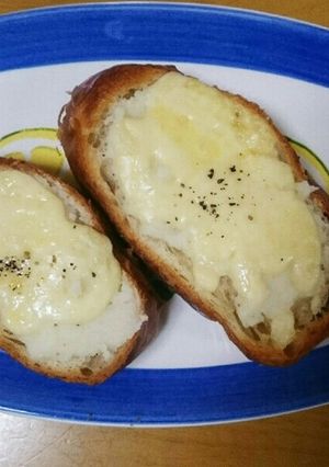 粉末マッシュポテトで簡単チーズトースト！-レシピのメイン写真