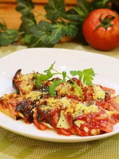 ナスとトマトのオーブン焼き-レシピのメイン写真