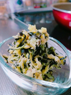 夏むき!なすとたくあんの辛子酢味噌和え-レシピのメイン写真