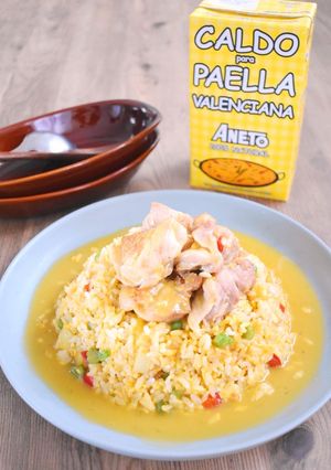 鶏もも肉の洋風バレンシアあんかけ炒飯-レシピのメイン写真