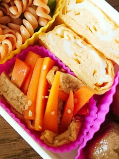 お弁当に!油揚げ入りきんぴらにんじん-レシピのメイン写真