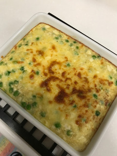 ふわふわえんどう豆のチーズ焼き-レシピのメイン写真