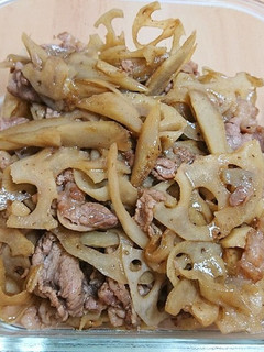 作り置き2☆蓮根と牛肉のしぐれ煮-レシピのメイン写真
