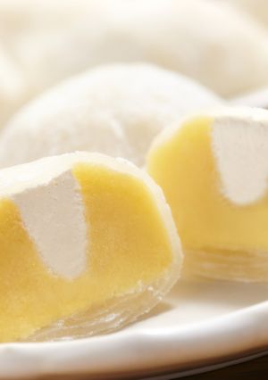 スイートポテトの大福 (はこだて雪んこ)-レシピのメイン写真